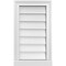 Ekena Millwork Vertical Surface Mount PVC Gable Vent w/ 2"W x 2"H , Brickmould Sill Frame, 14"W x 24"H GVPVE14X2403SN - alternate 1